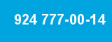 924 777-00-14